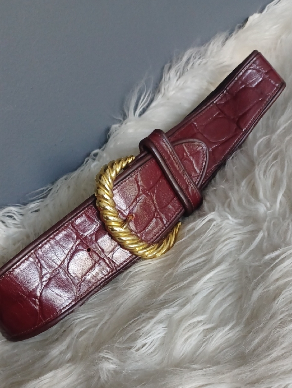 Vintsge Avignon Leather Belt